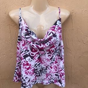 NWT Open Back Detailed Top